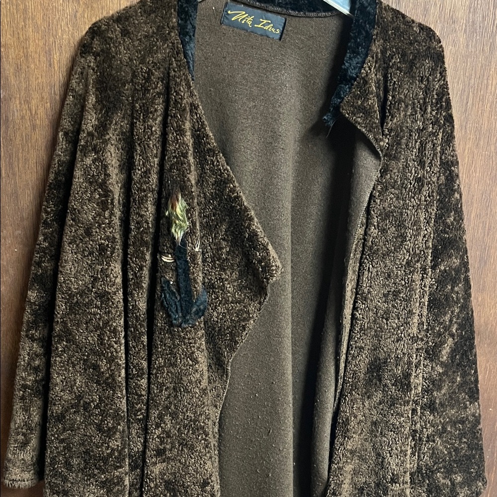 Mita Ideas wrap around sweater